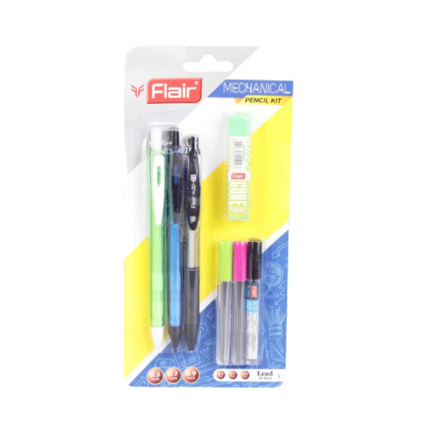 Set of 7 Stationery Kit in Blister Pack