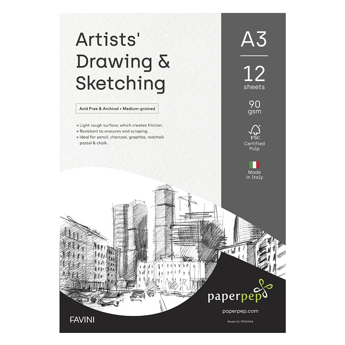 Order A3 Drawing Paper Pad, 90gsm