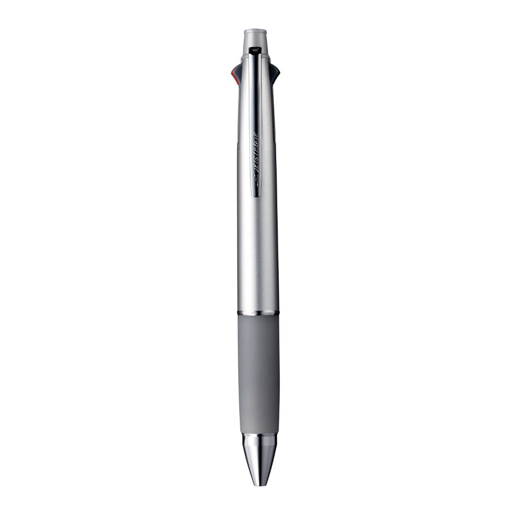 Uni-Ball Jetstream MSXES-1000-07 4 Color Ball Point Pen (0.7mm) &  Mechanical Pencil (0.5mm)- Silver Body- Pack Of 1