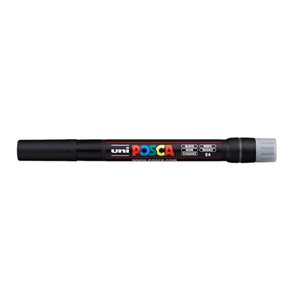 Uni Posca PCF-350 Silver Paint Marker Pen Metal Glass Plastic 0.1-10mm Brush  Nib