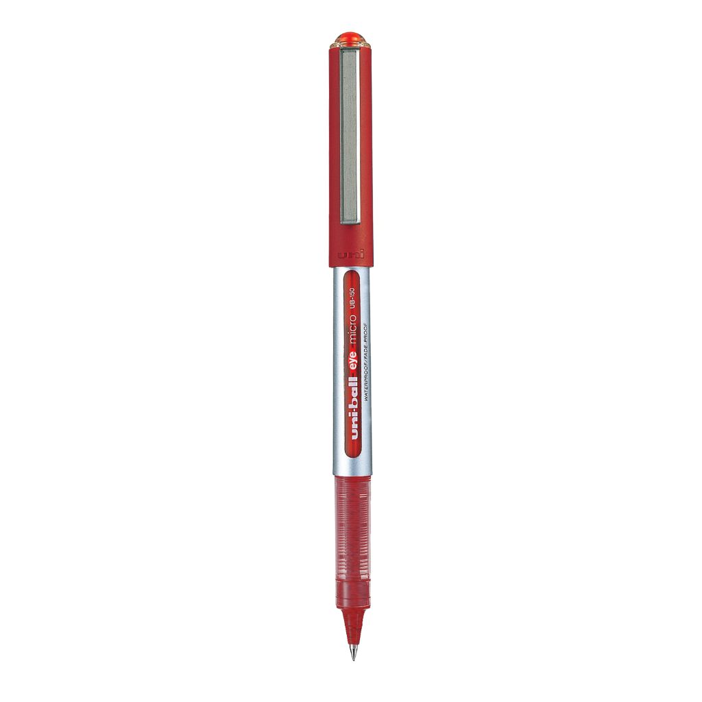 Uniball Eye Ub150 Roller Ball Pen - Red Ink –
