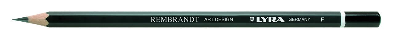 Lyra Rembrandt Art Design F Grade 12 Graphite Pencils, Black, Pack of 1