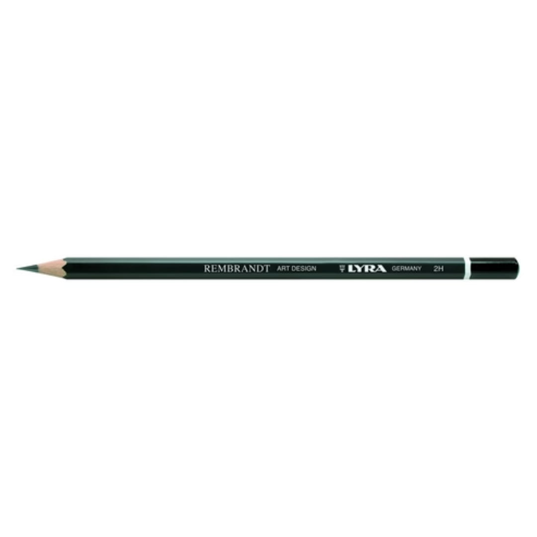 Lyra Rembrandt Art Design 2H 12 Graphite Pencil, Black, Pack of 1