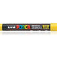 uni-ball Posca 3M 0.9-1.3 mm Bullet Shaped Markers, Yellow Ink, Pack of 1