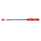 Radius i-Pen Push Cap 10 Pcs Ball Point Pen, 0.7 mm, Red Ink, Pack of 1