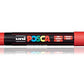 uni-ball Posca 5M 1.8-2.5 mm Bullet Shaped Markers, Red Ink, Pack of 1