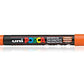 uni-ball Posca 3M 0.9-1.3 mm Bullet Shaped Markers, Orange Ink, Pack of 1