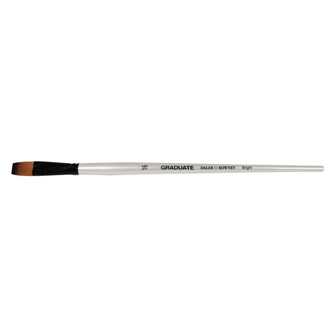 Dlaer Rowney Graduate Long Handle Bright Paint Brush, No 16, Multicolour, Pack Of 1