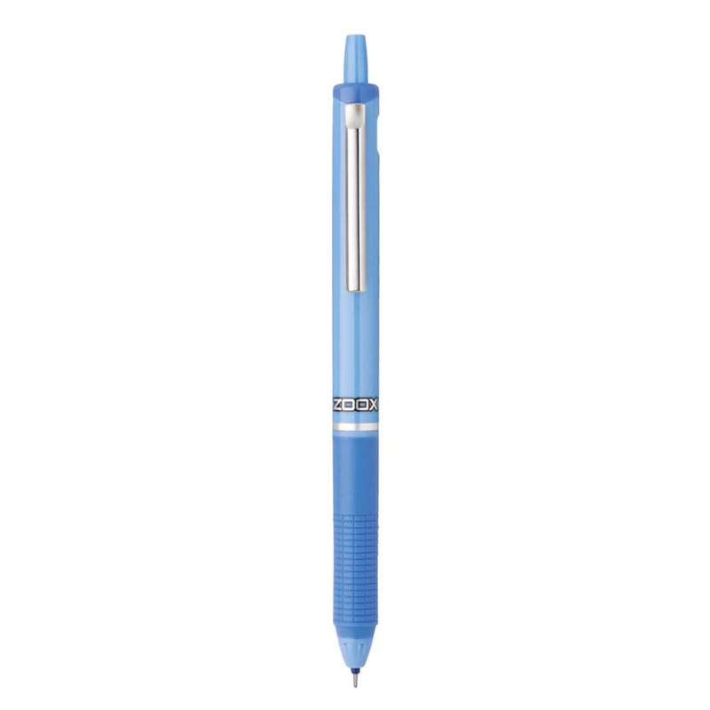 FLAIR Zoox H7 Liquid Ink Retractable Pen, Blue Ink, Pack of 2