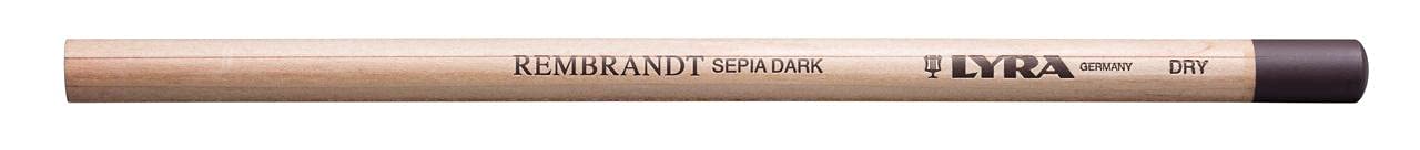 Lyra Rembrandt Dry 12 Art Pencil , Sepia Dark, Pack of 1