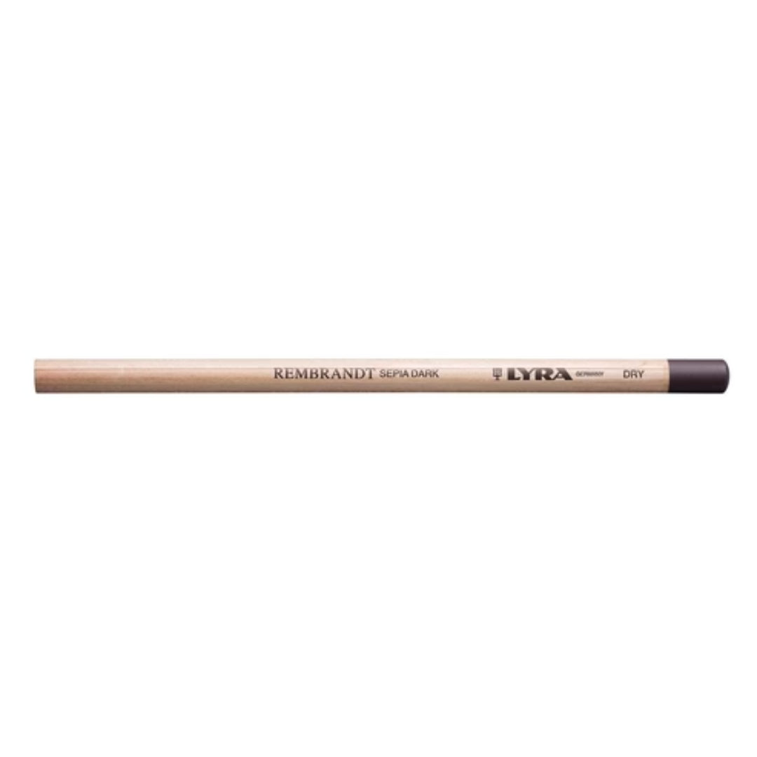 Lyra Rembrandt Dry 12 Art Pencil , Sepia Dark, Pack of 1