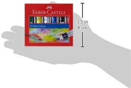 Faber-Castell 1400098 Water Colour in 5ml Tubes Assorted Set 6