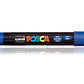 uni-ball Posca 5M 1.8-2.5 mm Bullet Shaped Markers, Blue Ink, Pack of 1