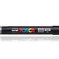 uni-ball Posca 3M 0.9-1.3 mm Bullet Shaped Markers, Silver Ink, Pack of 1