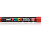 uni-ball Posca 3M 0.9-1.3 mm Bullet Shaped Markers, Red Ink, Pack of 1