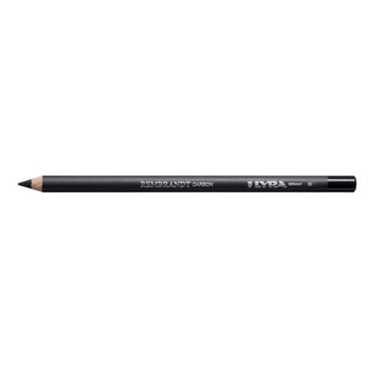 Lyra Rembrandt H 12 Carbon Pencil , Black, Pack of 1