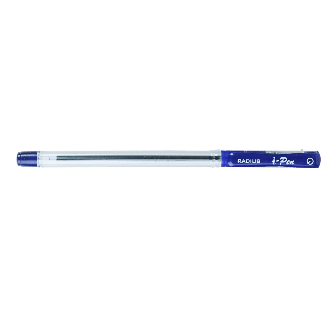 Radius i-Pen Push Cap 10 Pcs Ball Point Pen, 0.7 mm, Blue Ink, Pack of 1