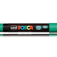 uni-ball Posca 5M 1.8-2.5 mm Bullet Shaped Markers, Green Ink, Pack of 1