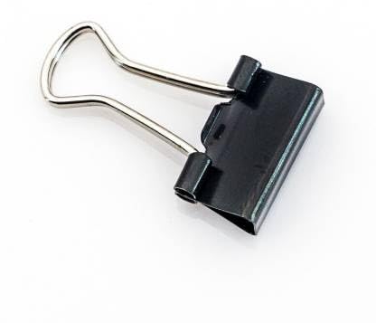 Oddy Binder Clips, (BCBLK15), 15 mm Size, 12 Pcs Pack