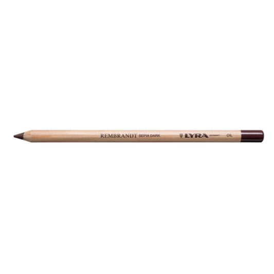 Lyra Rembrandt Oil 12 Art Pencil , Sepia Dark, Pack of 1