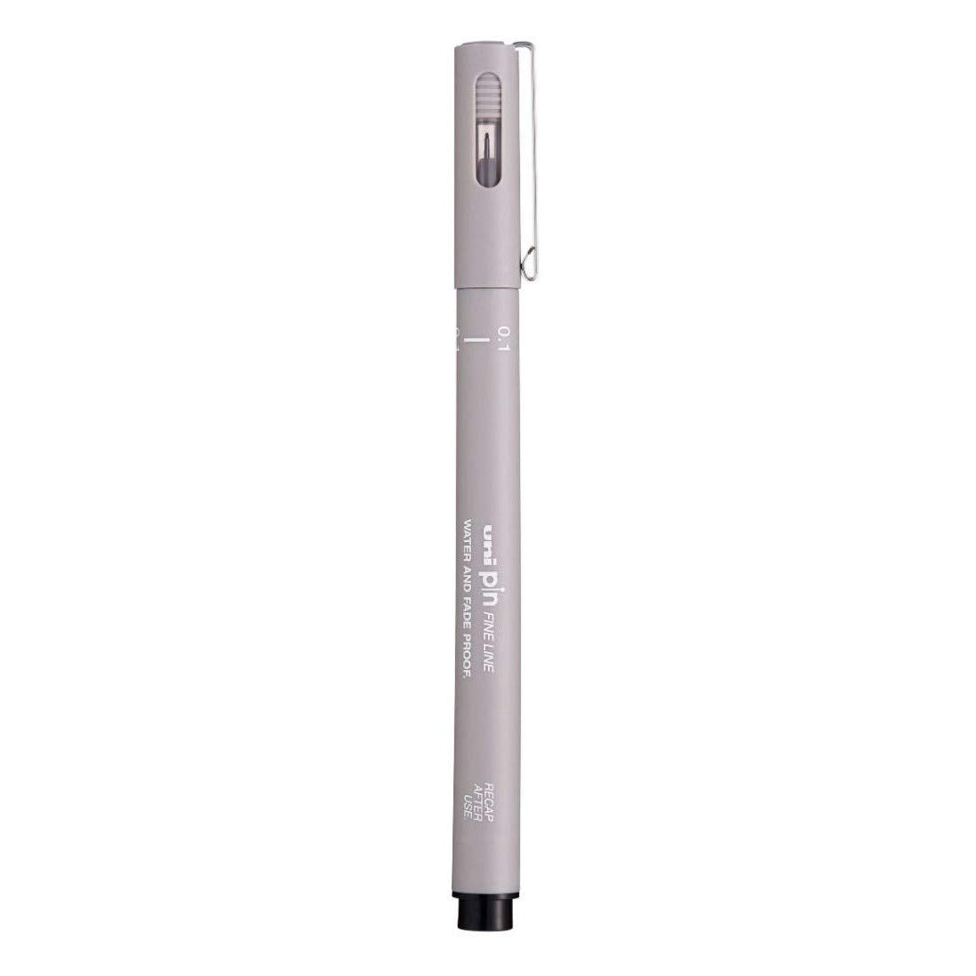 uni-ball PIN-200 0.1 mm Fineliner Drawing Pen, Light Grey Ink, Pack of 1