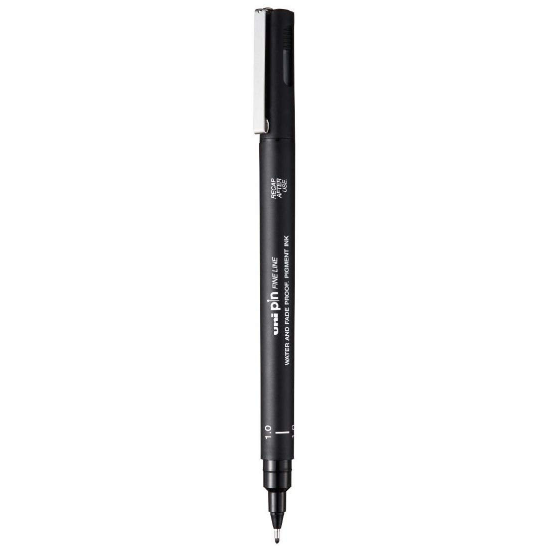 uni-ball PIN-200 1.0 mm Fine Line Drawing Pen, Black Ink, Pack of 1