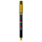 uni-ball Posca PC-1MR 0.7 mm Extra-Fine Tip Markers, Golden Ink, Pack of 1