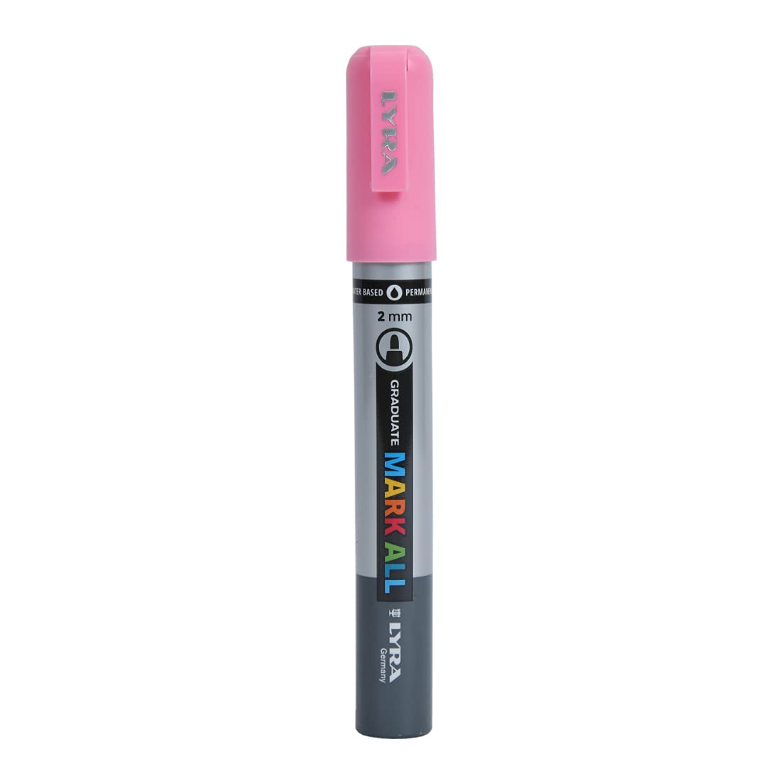 Lyra Graduate Mark All 2.0mm Permanent Art Marker , Pink, Pack of 1