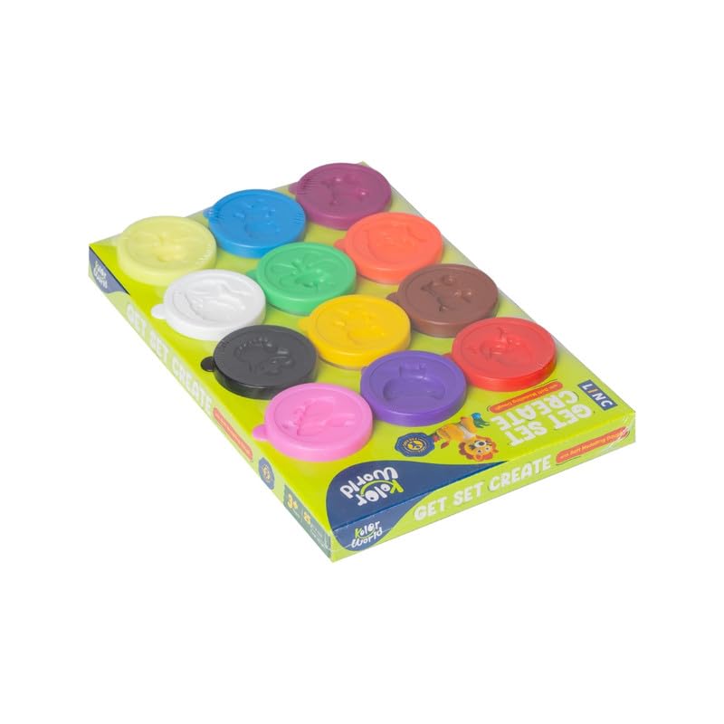 Linc Kolor World Dough 25 Grams x 12 Colours