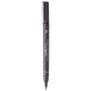 uni-ball PIN-200 Fine Line Brush Pen, Dark Grey Ink, Pack of 1