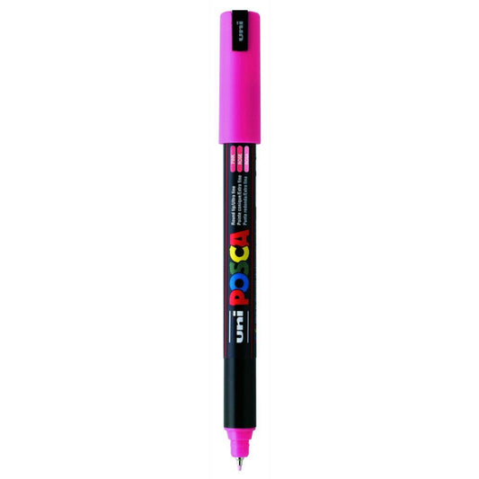 uni-ball Posca PC-1MR 0.7 mm Extra-Fine Tip Markers, Pink Ink, Pack of 1