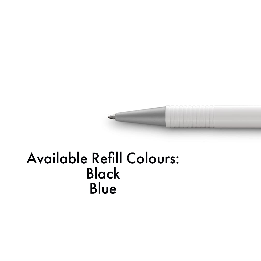 LAMY 4026549 LOGO M+ Blue Body Medium Tip Black Ink Ball Pen