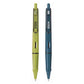 Flair Zoox U7 Roller Gel Pen, Blue Ink, Pack of 2