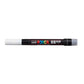 uni-ball Posca PCF-350 1-10 mm Soft Brush Tip Paint Marker Pen, White Ink, Pack of 1