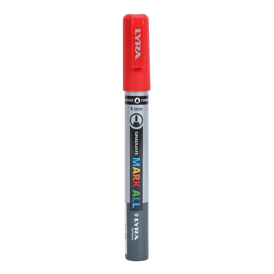 Lyra Graduate Mark All 1.0mm Permanent Art Marker , Red, Pack of 1