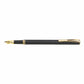 Pierre Cardin Golden Eye Matte Black Finish Exclusive Fountain Pen , Blue Ink, Pack Of 1