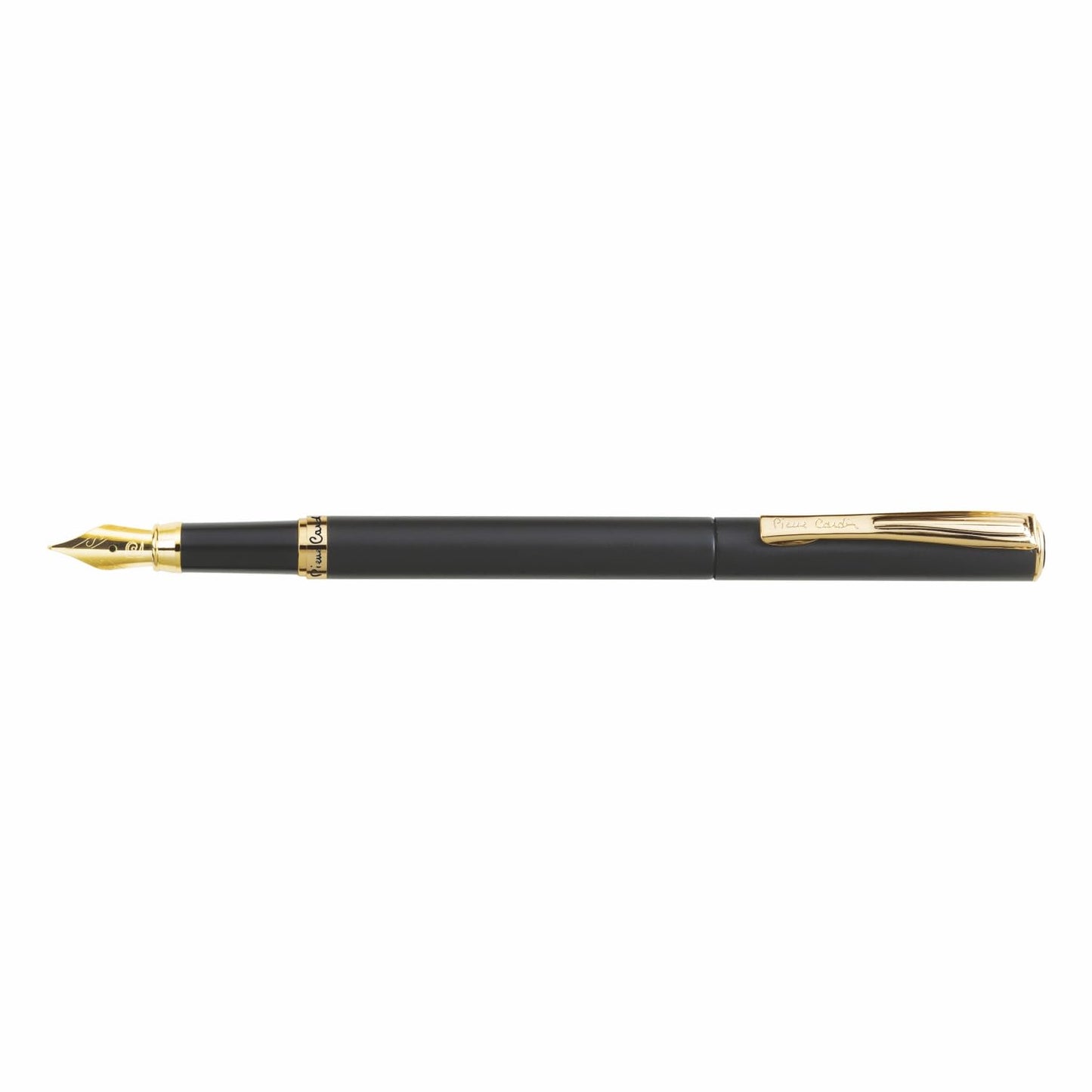 Pierre Cardin Golden Eye Matte Black Finish Exclusive Fountain Pen , Blue Ink, Pack Of 1