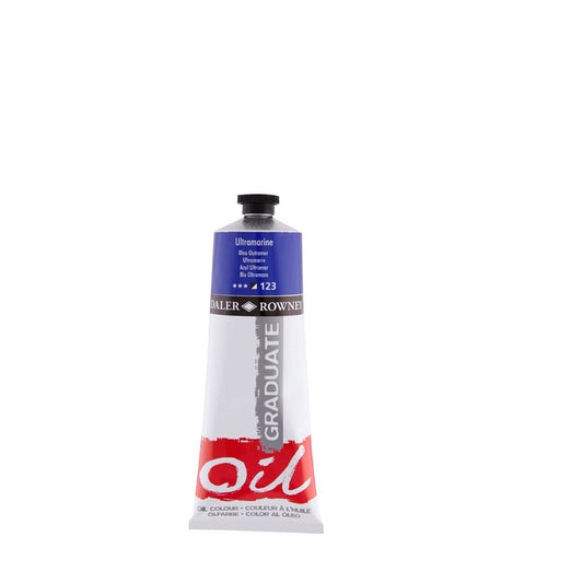 Dlaer Rowney Graduate Oil Colour Paint Metal Tube, 200ml, Ultramarine, Pack Of 1