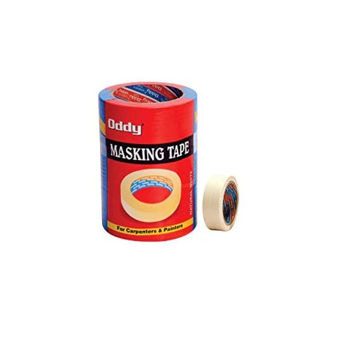 Oddy Masking Tape - (MT-48-30) - 48mm - (2") x 30 Mtrs Roll x 3pcs