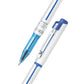 Flair Zoox E7 0.7 mm  Roller Gel Pen, Blue Ink, Pack of 2