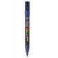 uni-ball Posca 3M 0.9-1.3 mm Bullet Shaped Marker Pen, Blue Ink, Pack of 1