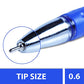 Cello 10 Pcs Techno Tip Ball Pen, Blue Ink, Pack Of 1