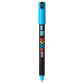 uni-ball Posca PC-1MR 0.7 mm Extra-Fine Tip Markers, Light Blue Ink, Pack of 1