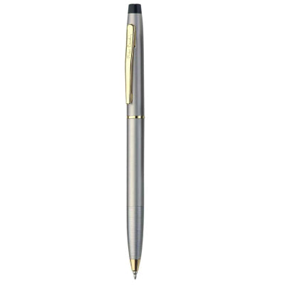 Pierre Cardin Kriss Satin & Nickle Finish Exclusive Ball Pen  - Blue, Pack Of 6