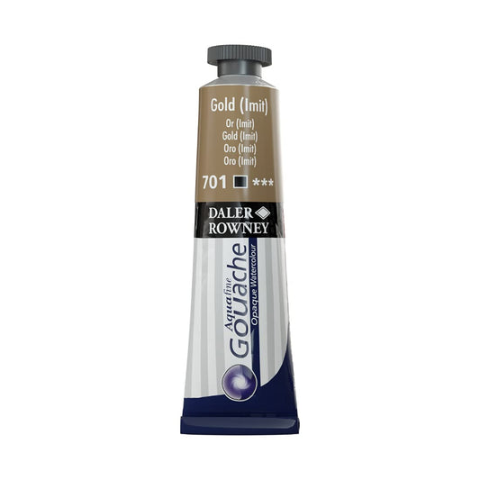 Dlaer Rowney Aquafine Gouache Opaque Watercolour Metal tube, 15ml, Gold Imit, Pack Of 1