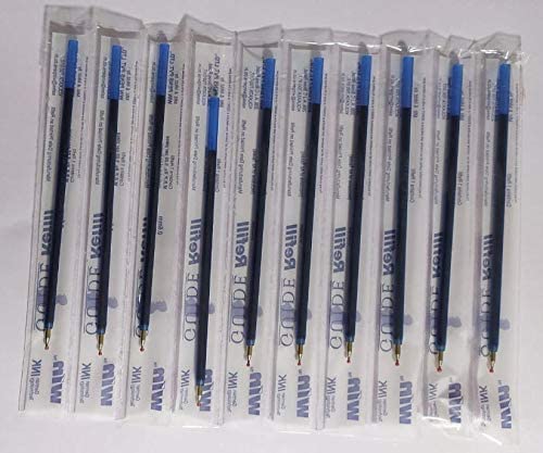 Win Guide Ball Pen Refill, 0.6mm, Blue Ink, Pack of 10