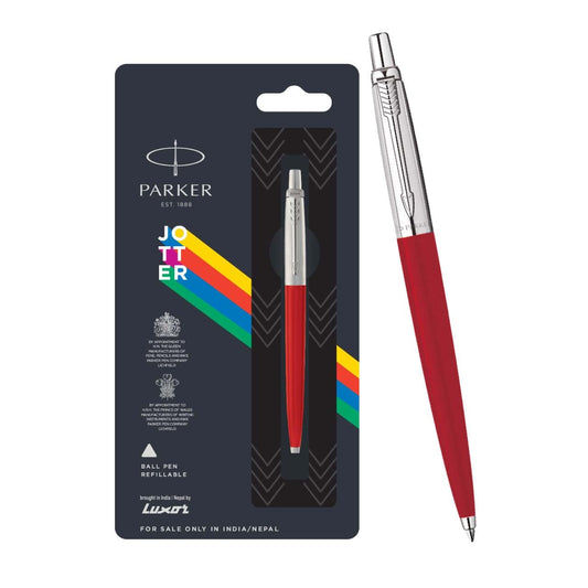 Parker Functional Jotter Standard Ball Pen Red Body Color