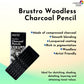 BRUSTRO Woodless Charcoal Pencil Assorted, Set of 6