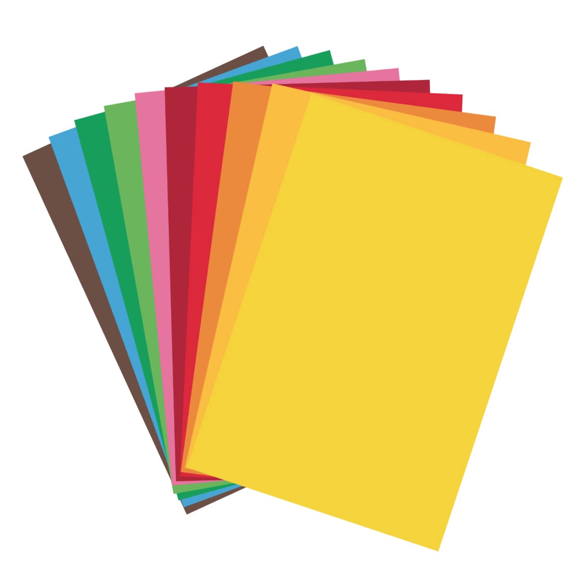 PaperPep Le Cirque 80GSM A4 Bright Shades Assorted Pack of 50 Sheets