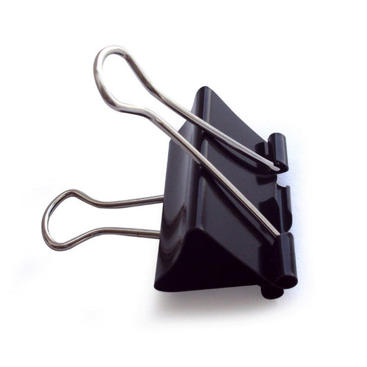 Oddy Binder Clips, (BCBLK25), 25 mm Size, 12 Pcs Pack